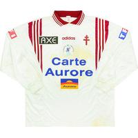 1997-98 Metz Match Issue Coupe de France Away L/S Shirt #6 (Boffin) v Le Mans