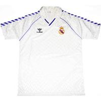 1986 88 real madrid home shirt very good l