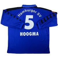 1999-00 Hamburg Match Worn Away L/S Shirt Hoogma #5 (v Stuttgart)