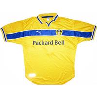 1999 00 leeds united third shirt excellent xl