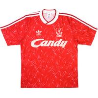 1989-91 Liverpool Home Shirt (Very Good) M/L
