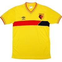 1985 88 watford home shirt excellent s