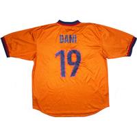 1999-00 Barcelona Match Issue Third Shirt Dani #19