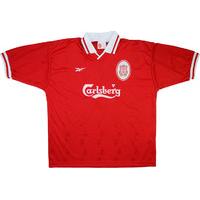 1997-98 Liverpool Match Issue UEFA Cup Home Shirt Ince #17 (v Celtic)