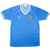 1981 82 manchester city home shirt very good m