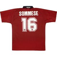 1996-97 Torino Match Issue Home Shirt Sommese #16