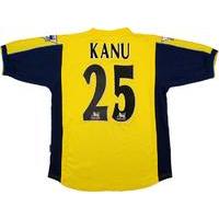 1999 01 arsenal away shirt kanu 25 good xlboys