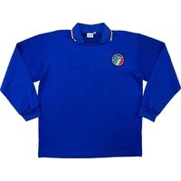 1990 Italy Match Worn Home L/S Shirt #14 (De Agostini) v Holland