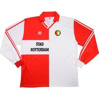 1991 92 feyenoord match worn cup winners cup home ls shirt 10 witschge