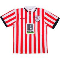 1997 98 clydebank home shirt excellent l