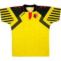 1993-95 Watford Home Shirt (Very Good) M