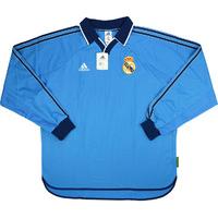 1999-00 Real Madrid Player Issue Third L/S Shirt *w/Tags* XL