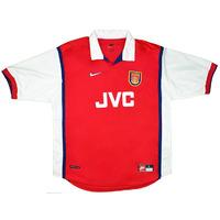 1998 99 arsenal home shirt good xxl