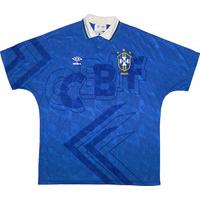 1991-93 Brazil Away Shirt (Very Good) XL