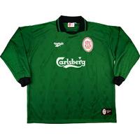 1996 97 liverpool match issue sony minidisc euro sixes gk shirt 13 war ...