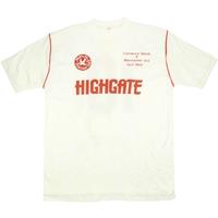 1987-88 Walsall Match Worn Centenary Home Shirt #10 (Kelly) v Man Utd