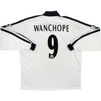 1998 99 derby county match issue home ls shirt wanchope 9