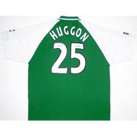 1999-00 Hibernian Match Issue Home Shirt Huggon #25 XL