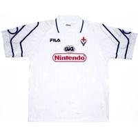1997 98 fiorentina match issue away shirt 14 cois