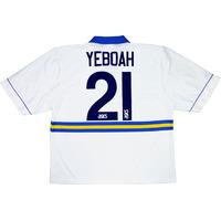 1994 95 leeds united home shirt yeboah 21 very good xxl