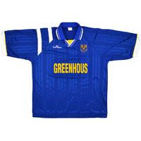 1995 97 shrewsbury town home shirt excellent l