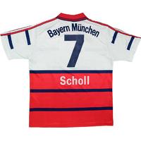 1998-00 Bayern Munich Away Shirt Scholl #7 (Very Good) XL.Boys