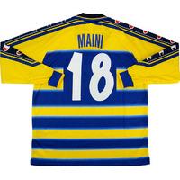 1999 00 parma player issue home ls shirt maini 18 wtags xl