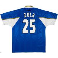 1997-99 Chelsea Home Shirt Zola #25 (Very Good) XL