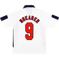 1997-98 England Home Shirt Shearer #9 (Very Good) L