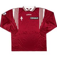 1997 98 metz match issue coupe de la ligue home ls shirt 25 boffin v g ...