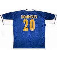 1997-98 Tottenham Away Shirt Dominguez #20 XL