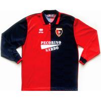 1994-95 Cagliari L/S Home Shirt *As New* XL