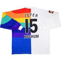 1999 VFL Bochum Match Issue Home L/S Shirt Zeyer #15