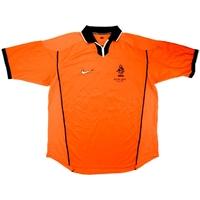 1999 Holland Match Issue Home Shirt #12 (Ooijer) v Morocco