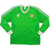 1986-87 Ireland Player Issue Home L/S Shirt XL