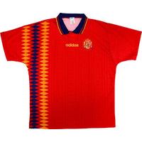 1994 96 spain home shirt very good l