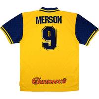 1996 97 arsenal away shirt merson 9 very good xl