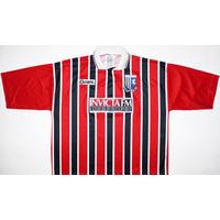 1995 96 gillingham away shirt xxl