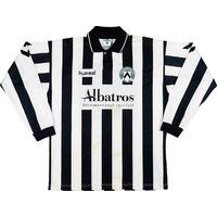 1994 95 udinese match issue home ls shirt 2 helveg