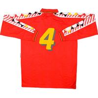 1994-95 Belgium Match Issue Home L/S Shirt #4 (Albert)