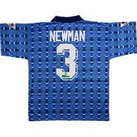 1994-95 Norwich Match Issue Signed Away Shirt Newman #3