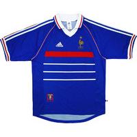 1998-00 France Home Shirt XL