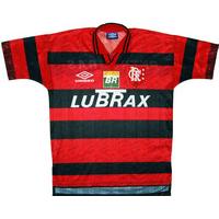 1995-96 Flamengo Centenary Home Shirt L