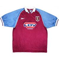 1998 99 aston villa home shirt excellent xl