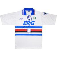 1994 95 sampdoria away shirt excellent l