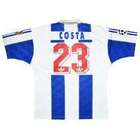 1996-97 Porto Match Issue Champions League Home Shirt Costa #23 (v Rosenborg)