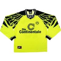 1994-95 Dortmund Home L/S Shirt (Excellent) S