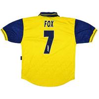 1995 97 tottenham third shirt fox 7 excellent m