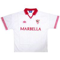 1994 95 sevilla home shirt excellent l