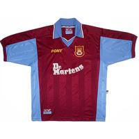 1998 99 west ham home shirt very good xl